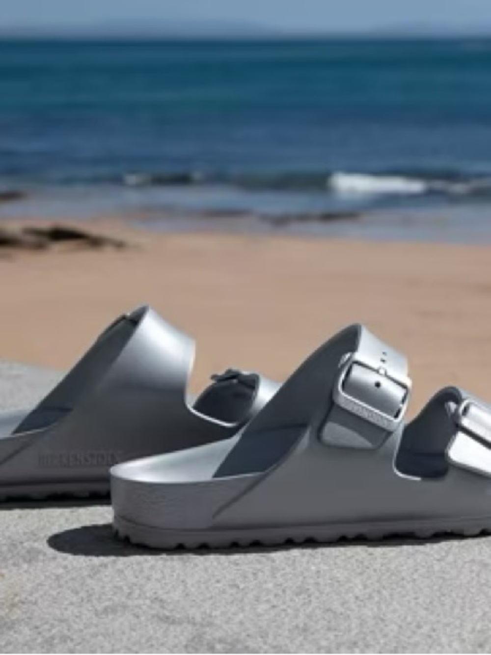 Birkenstock EVA Arizona Essentials Silver Size 6 - NEW - Picture 6 of 7